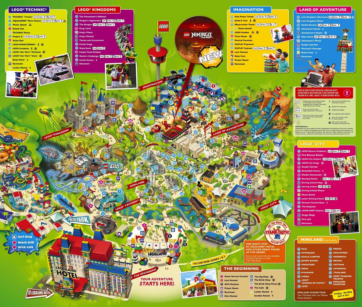 legoland Malezya haritası