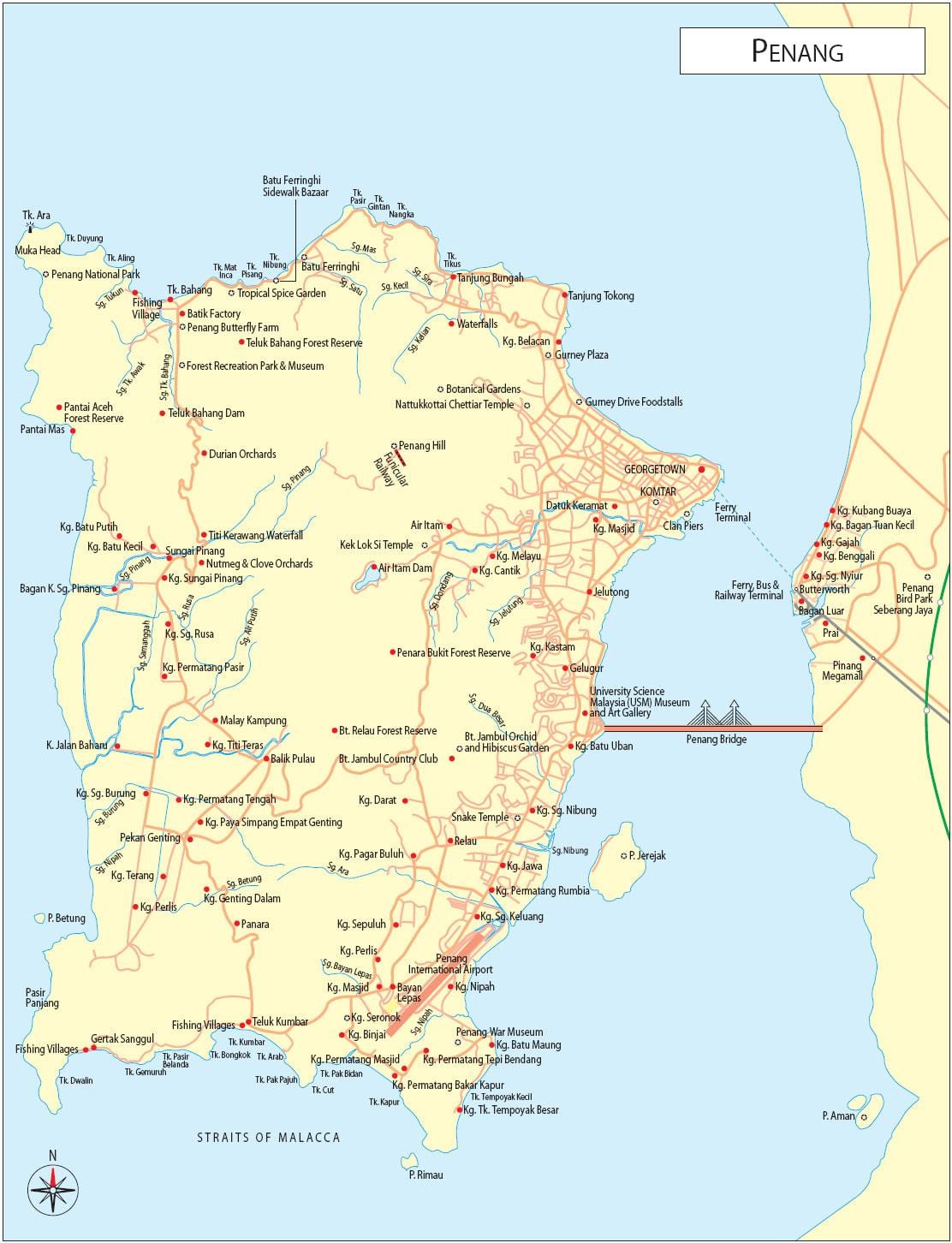 harita ada pahang Malezya