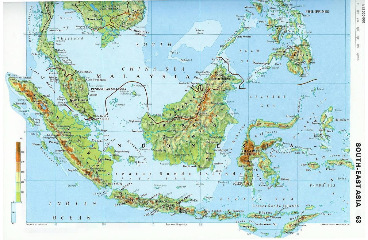 Malezya dağılımı haritası