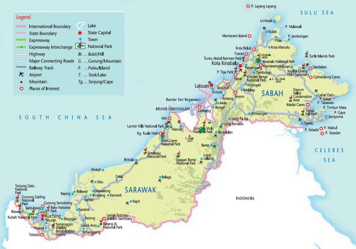 Malezya Yarımadası yol haritası 