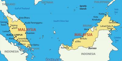 Malezya haritası 