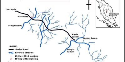 Harita Malezya river