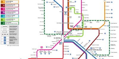 Transit harita Malezya